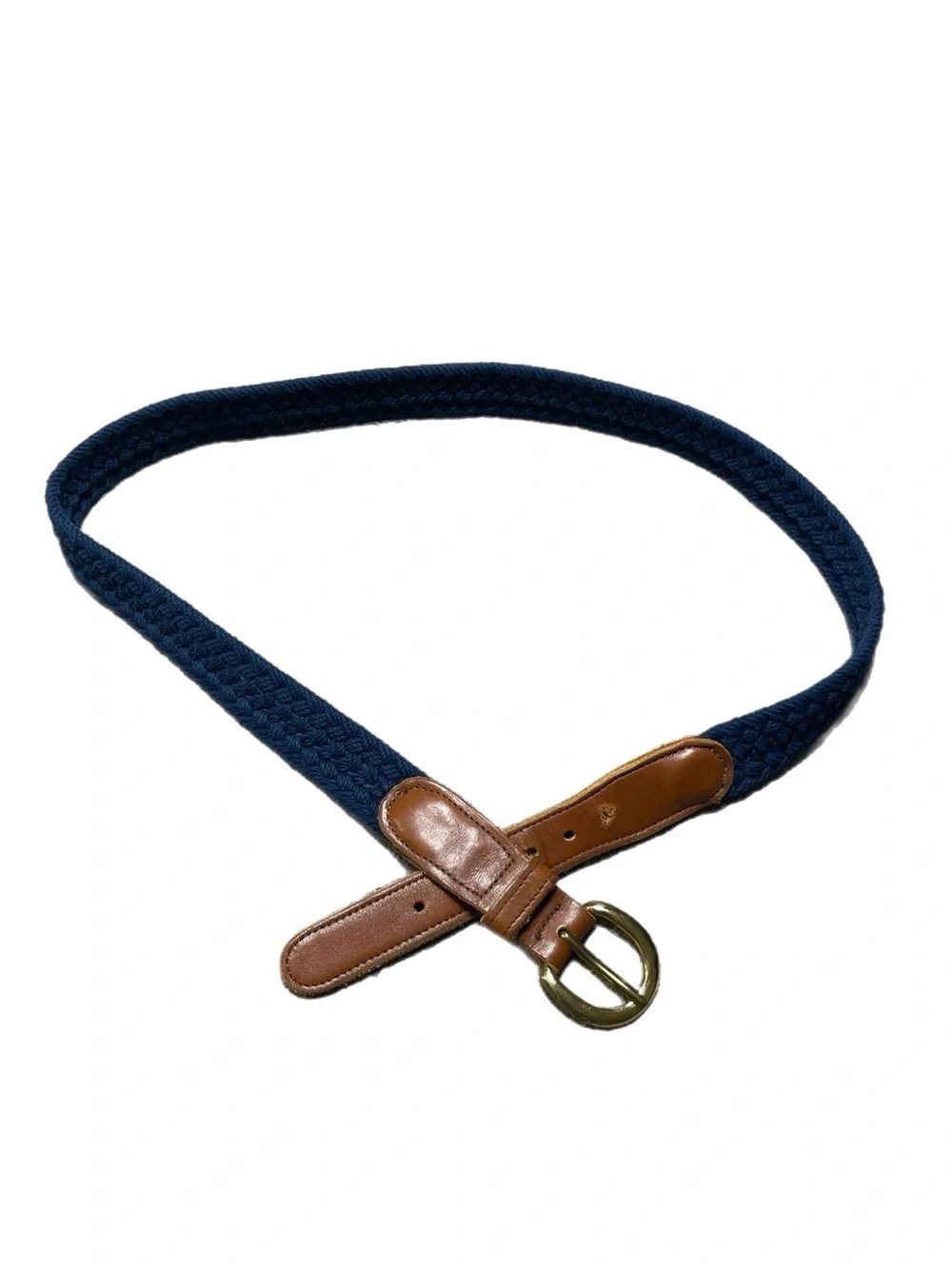 Preston Solid Brass Buckle Genuine Leather Canvas Belt